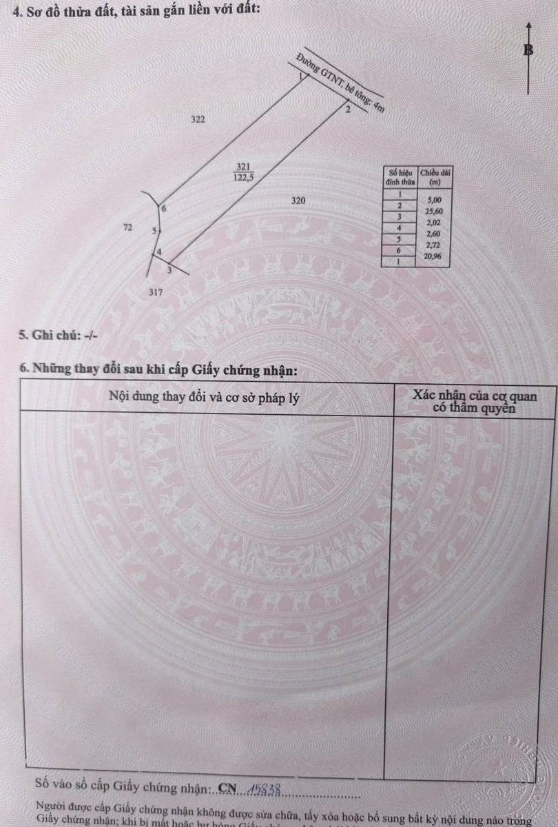 Bán lô đất thổ 122,5m² Châu Thành Long An 300 triệu - Ảnh thu nhỏ 3
