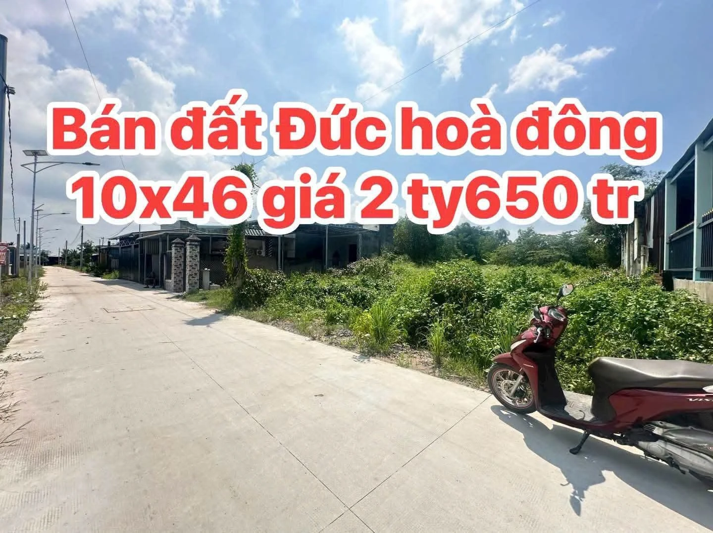 Bán đất thổ cư 260m2 đường nhựa Kênh 3 Hòa Khánh, gần Vingroup Hậu Nghĩa - Ảnh 1