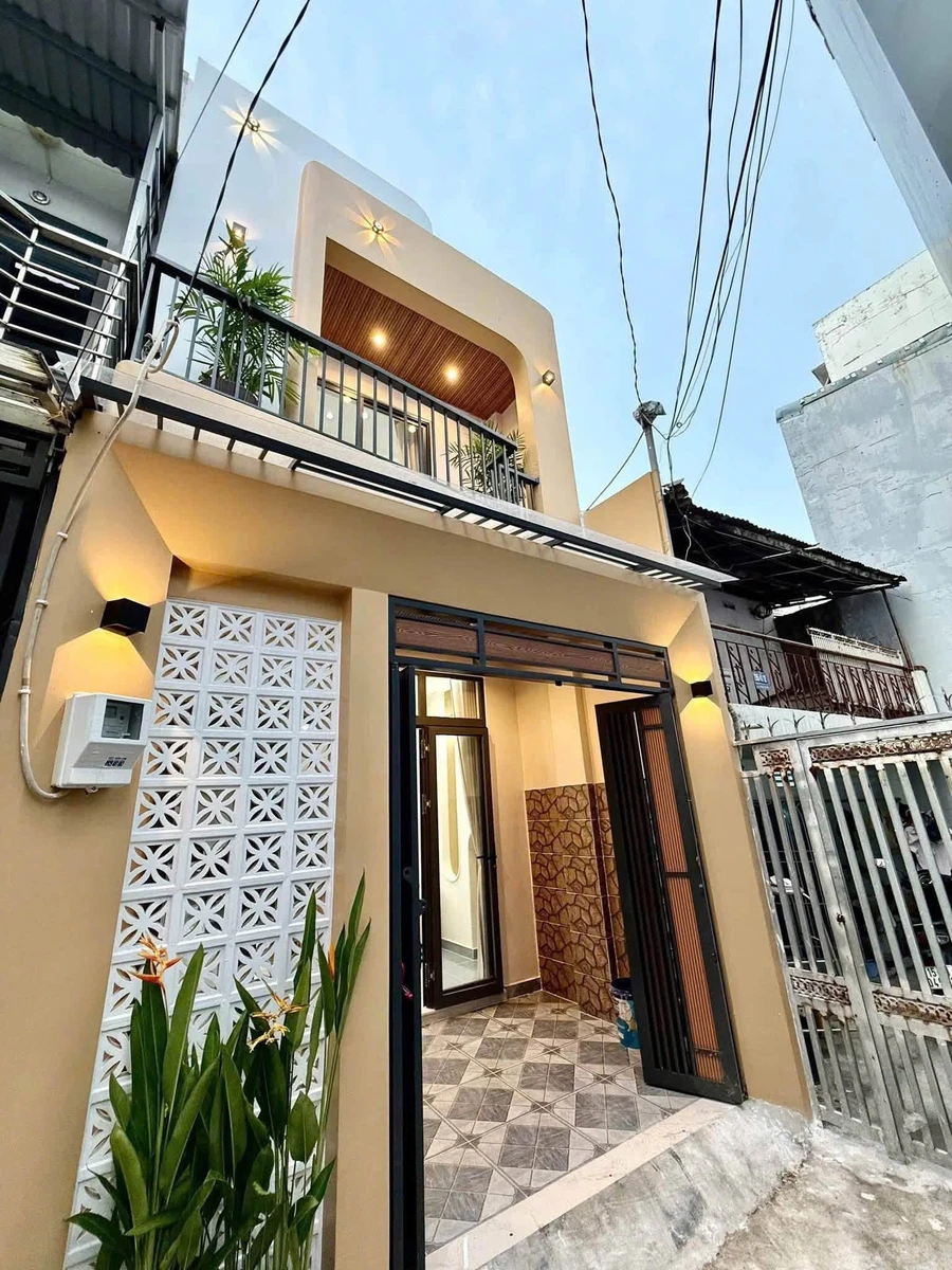 Bán nhà mới 1 trệt 1 lầu 56,4m² hẻm Phạm Văn Chiêu, Gò Vấp - 5,98 tỷ - Ảnh 1