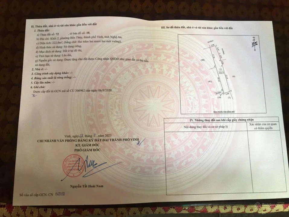 Cơ hội đầu tư & an cư tuyệt vời bán lô đất đẹp tại Phường Bến Thủy, TP. Vinh - Ảnh 1