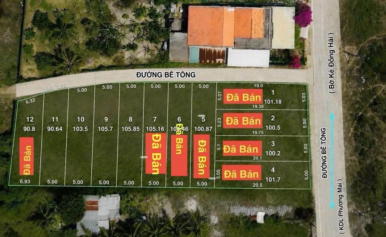 Bán đất nền 95m2 gần biển Dốc Lết 1,3-1,4 tỷ - Ảnh 1