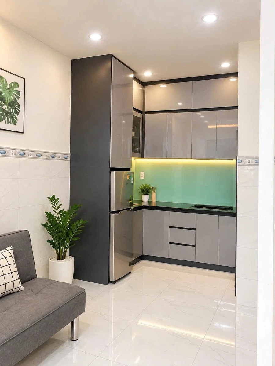 Bán nhà 1 trệt 1 lầu 2PN đường Lê Quang Định, Bình Thạnh, 17,4m2, giá 3,45 tỷ - Ảnh thu nhỏ 3
