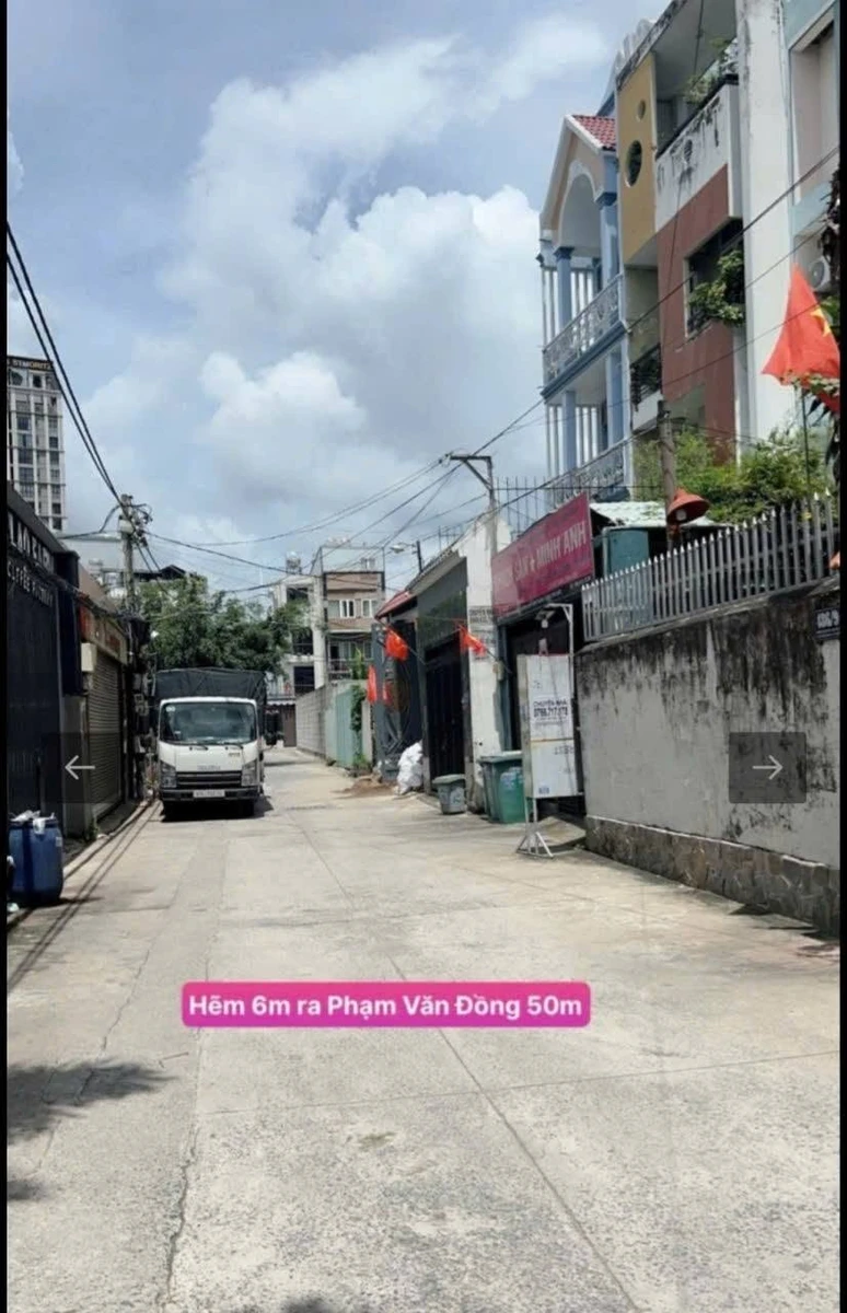 Bán lô đất hẻm xe hơi 51.5m² Phạm Văn Đồng 5 tỷ - Ảnh thu nhỏ 2