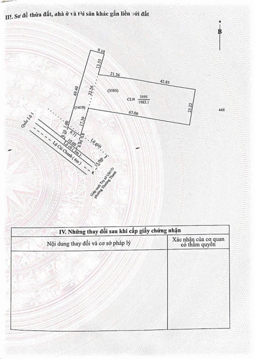 Chính chủ bán 1.982m2 đất sẵn sổ tặng nhà cấp 4 mặt tiền trung tâm Cái Răng - Ảnh thu nhỏ 2