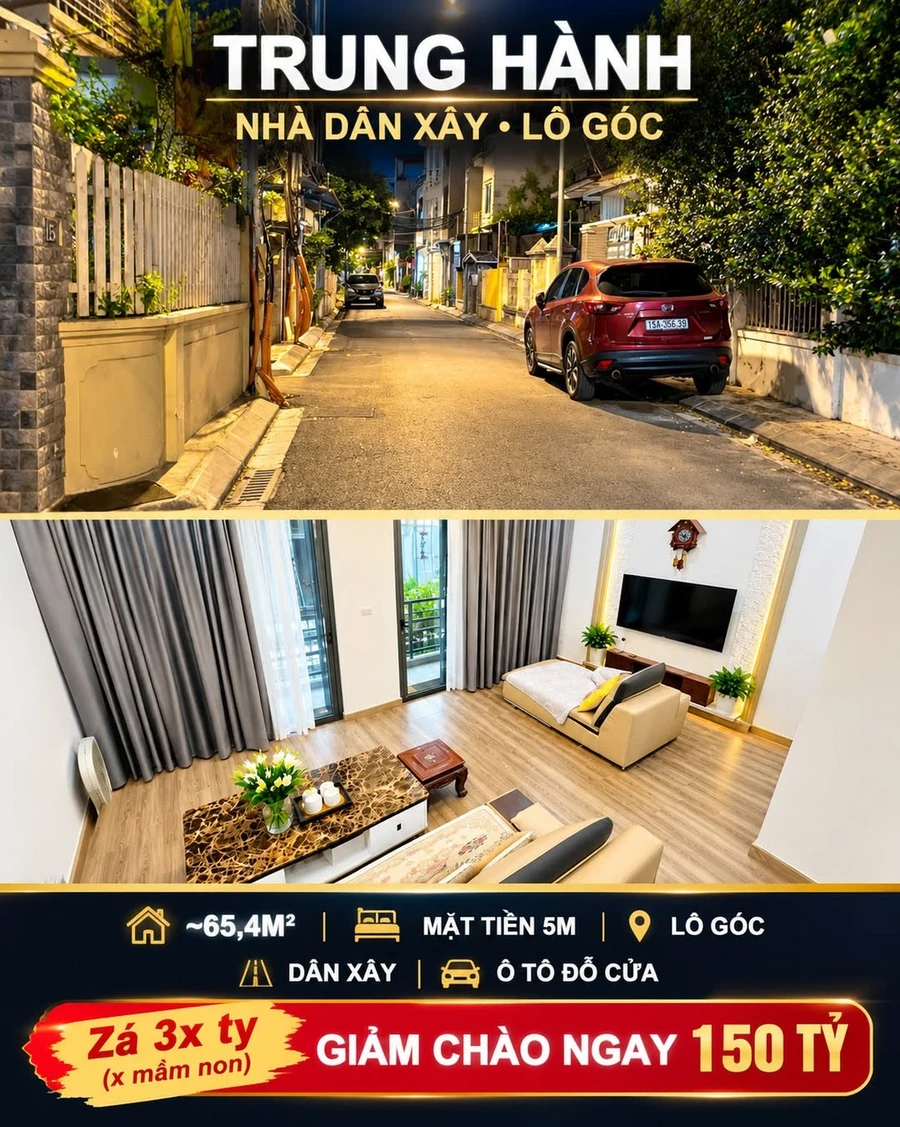 Bán nhà 65,4m2 4 tầng kiên cố mặt tiền 5m lô góc Lê Hồng Phong - Ảnh 1