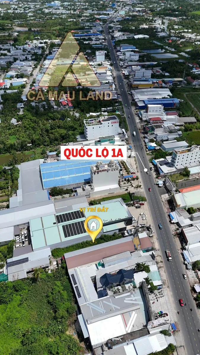 Bán lô đất mặt tiền Quốc lộ 1A 560m² Cà Mau - Ảnh thu nhỏ 3
