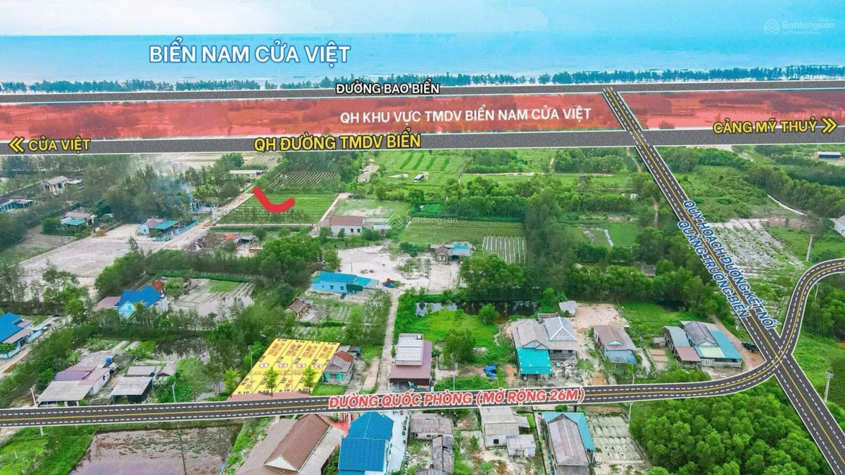 Chính chủ bán lô đất 215m2 chỉ 3tr/m2 cách sân bay, biển chỉ 500m sẵn sổ sang tên trong ngày - Ảnh thu nhỏ 2