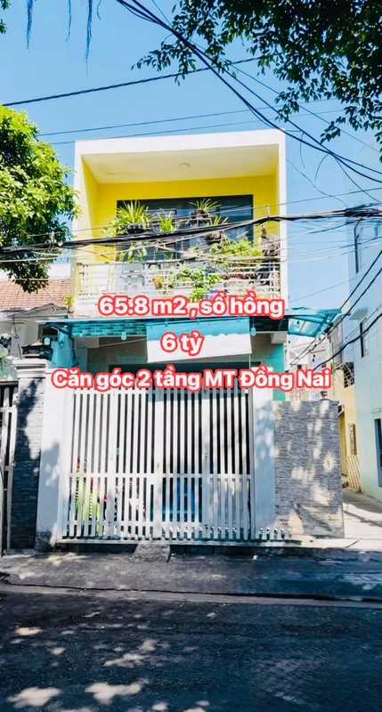 Bán nhà phố 2 tầng 65.8m2 mặt tiền Đồng Nai, Nha Trang