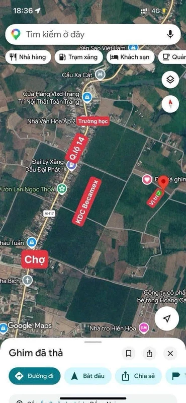 Bán đất mặt tiền Đường 13 Nha Bích, Chơn Thành 200m2, 370 triệu