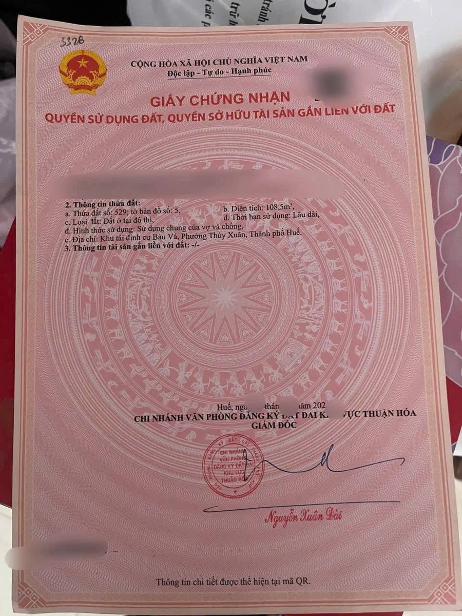 Bán đất mặt tiền Nguyễn Văn Đào, KQH Bàu Vá, 108,5m², 4,2 tỷ, Thủy Xuân, Huế - Ảnh thu nhỏ 4
