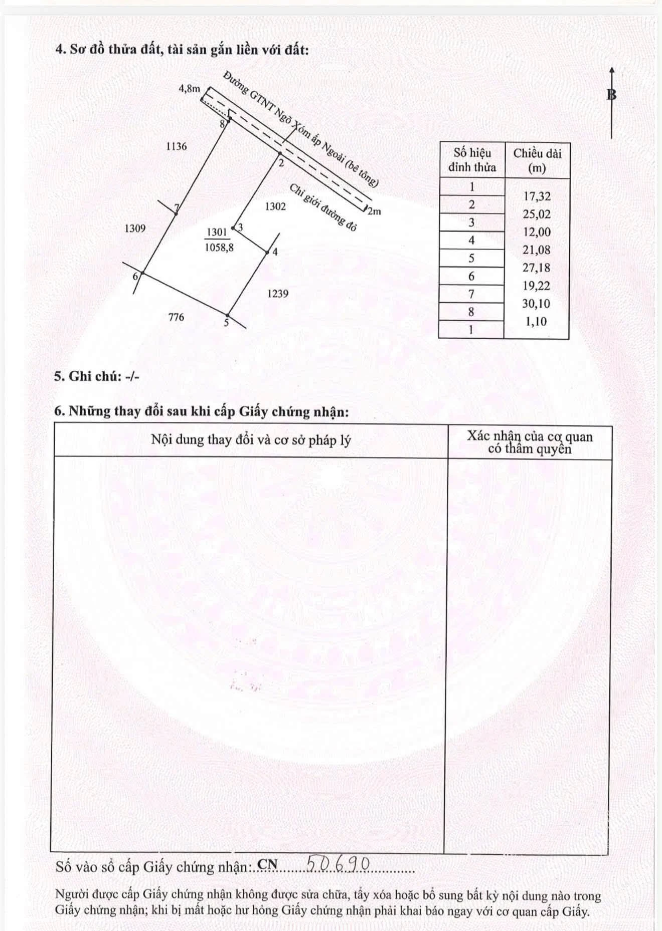 Bán 1.358m² đất thổ cư Phước Lý, Cần Giờ, 5.5 tỷ - Ảnh 1