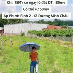 Bán đất 183m² tại Xã Dương Minh Châu, Tây Ninh - 159 triệu - Ảnh thu nhỏ 1