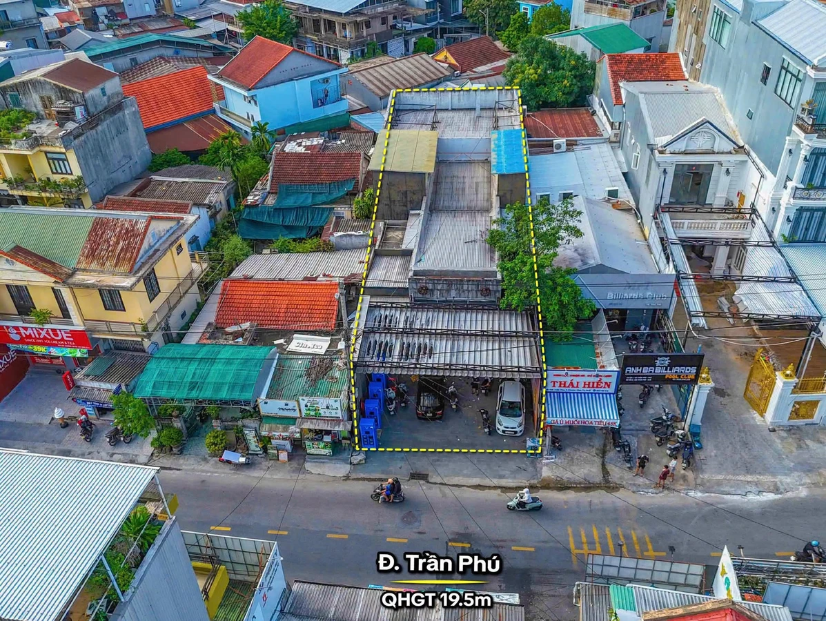Bán nhà đất mặt tiền Trần Phú Huế 420m2 89 tr/m² - Ảnh 1