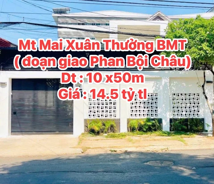 Nhà 500m2 mặt tiền Buôn Ma Thuột, 3 PN, giá 14.5 tỷ