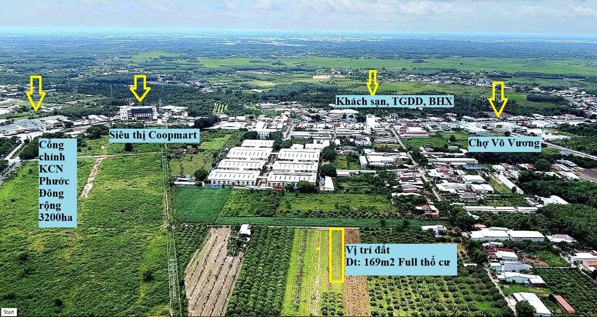 Bán đất nền 168m² gần KCN Phước Đông, Tây Ninh, 690 triệu - Ảnh thu nhỏ 5