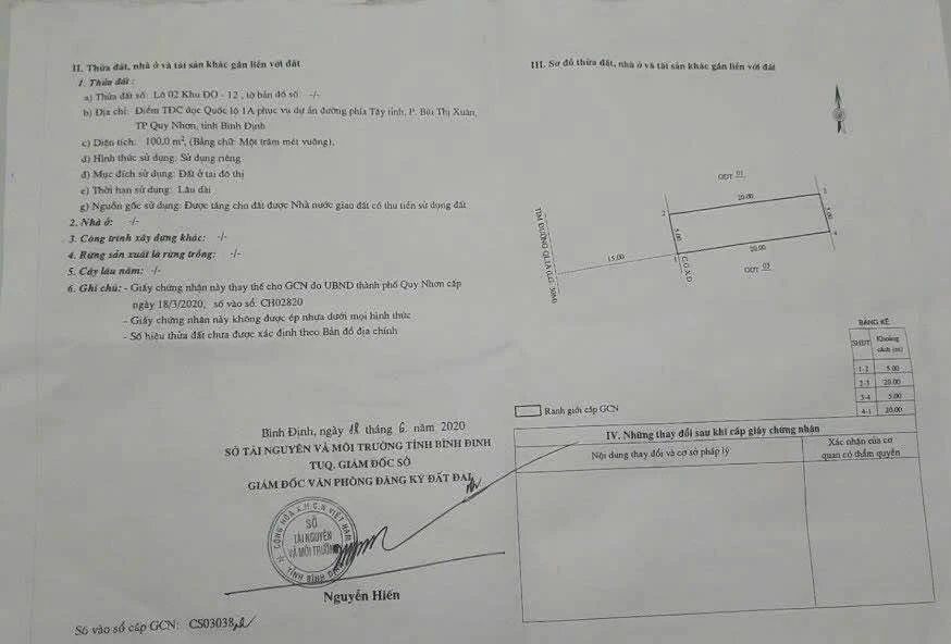 Bán đất mặt tiền Quốc lộ 1A Quy Nhơn 100m2 - Ảnh thu nhỏ 4