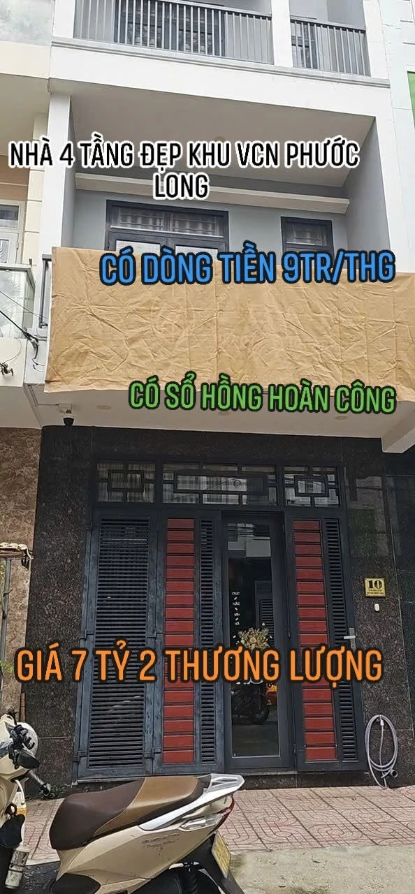 Bán nhà 4 tầng 60,6m2 khu VCN Phước Long A, Thủ Đức giá 7,2 tỷ - Ảnh 1