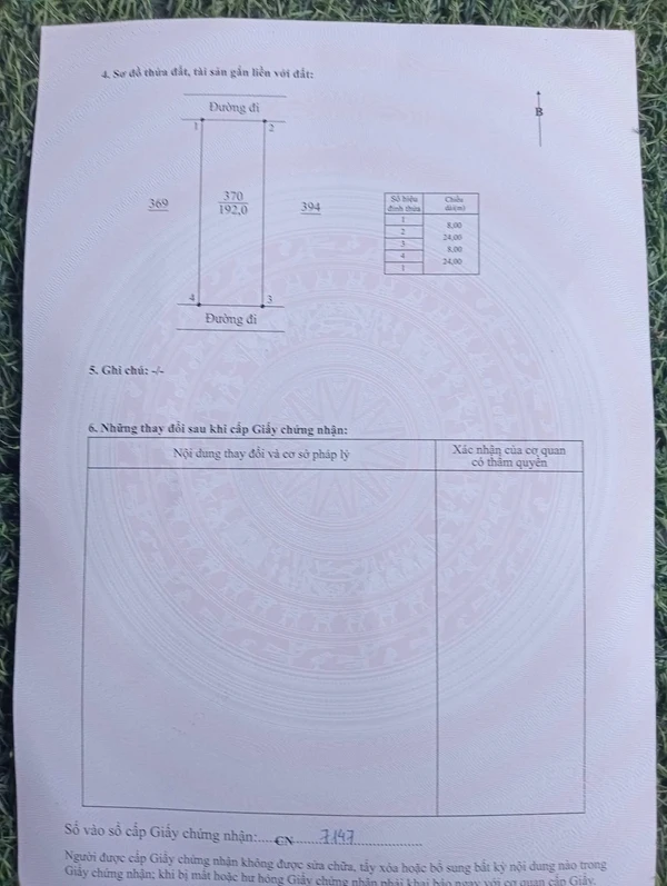 Bán 2 lô đất 8x25m xã Hành Thịnh Bình Dương