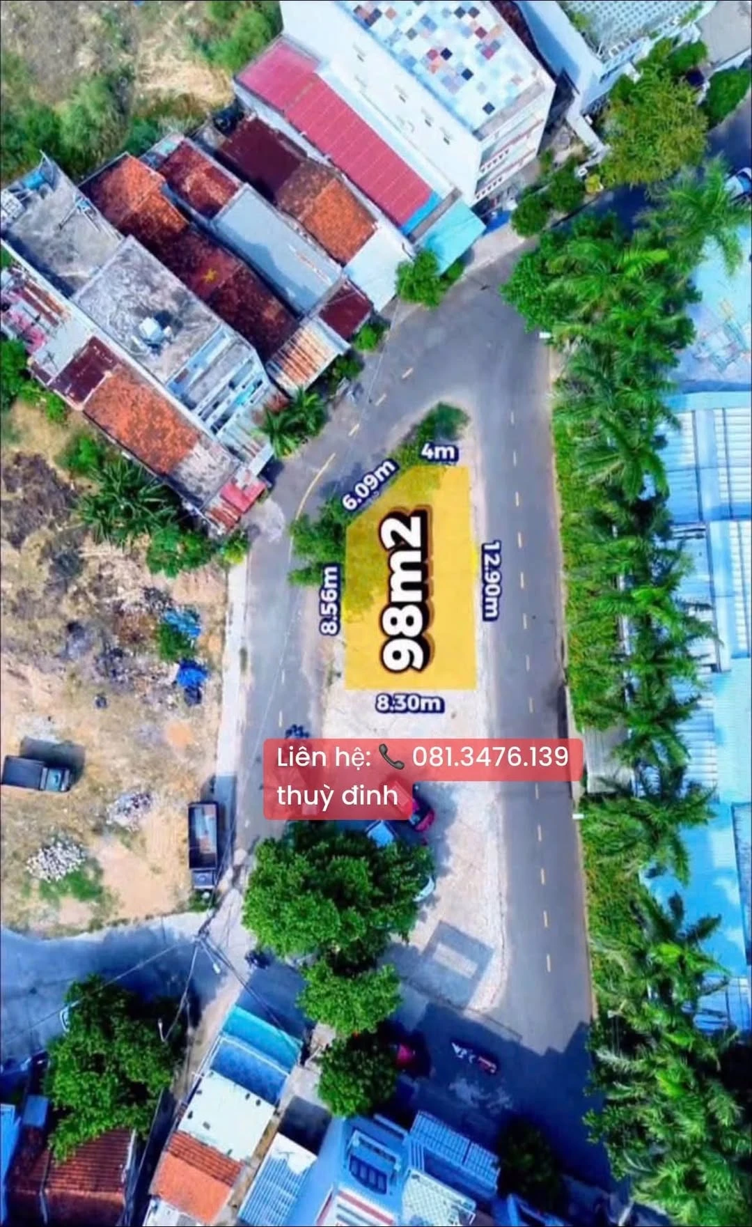 Bán lô đất nội bộ Mai Xuân Thưởng 98m2 góc 3 mặt tiền - Ảnh 1