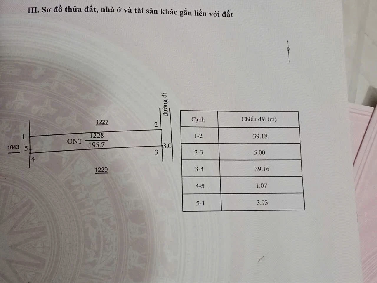 Bán đất Tịnh Thọ gần 200m2 - Ảnh 1