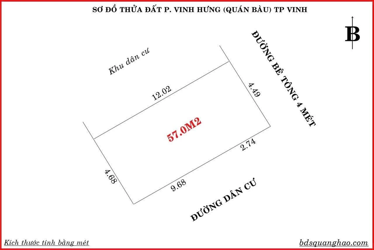 Bán lô đất góc 2 mặt tiền 57m2 Quán Bàu Quận 12 - Ảnh 1