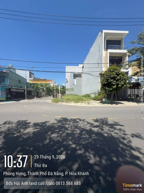 Bán lô góc 2 mặt tiền 155m² Hòa Minh, Liên Chiểu, Đà Nẵng