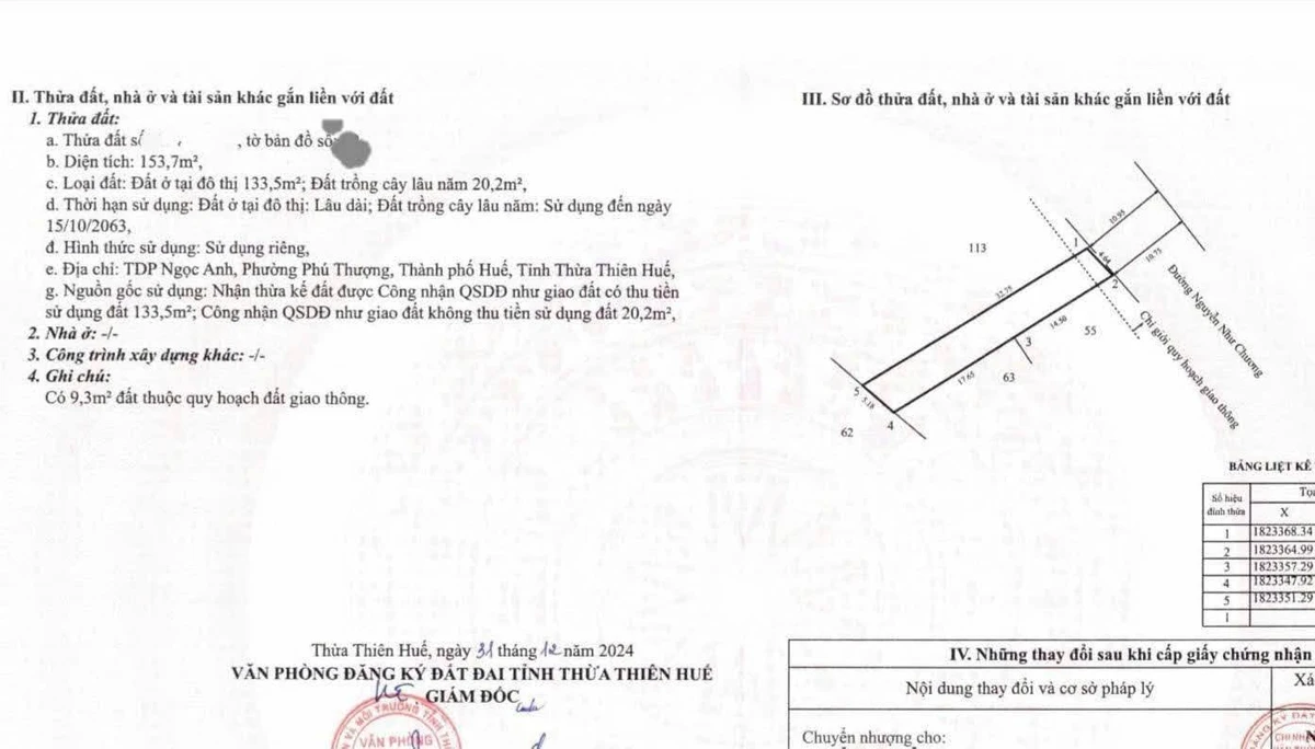 Bán đất mặt tiền Nguyễn Như Chương, Thừa Thiên Huế, 153.7m², 2.8 tỷ - Ảnh thu nhỏ 5