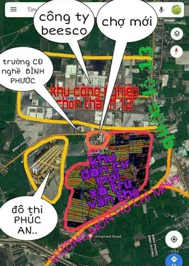 Bán đất Chợ Mới Trừ Văn Thố 80m² sổ hồng, giá 850 triệu - Ảnh thu nhỏ 5