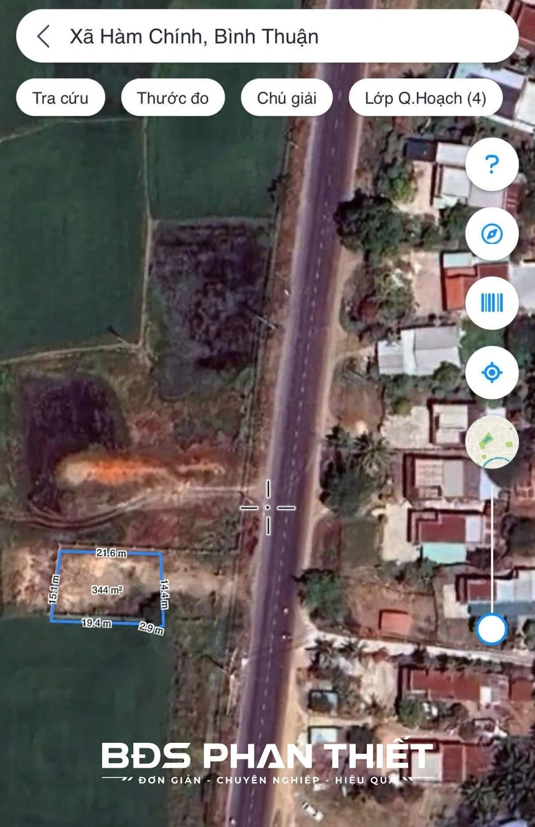 Bán đất mặt tiền QL28 Hàm Chính 343,9 m² 3,4 tỷ - Ảnh 1