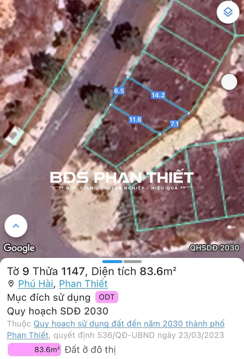 Bán nền biệt thự Queen Pearl 83.6m2, 2 tỷ 090 triệu Phan Thiết - Ảnh thu nhỏ 2