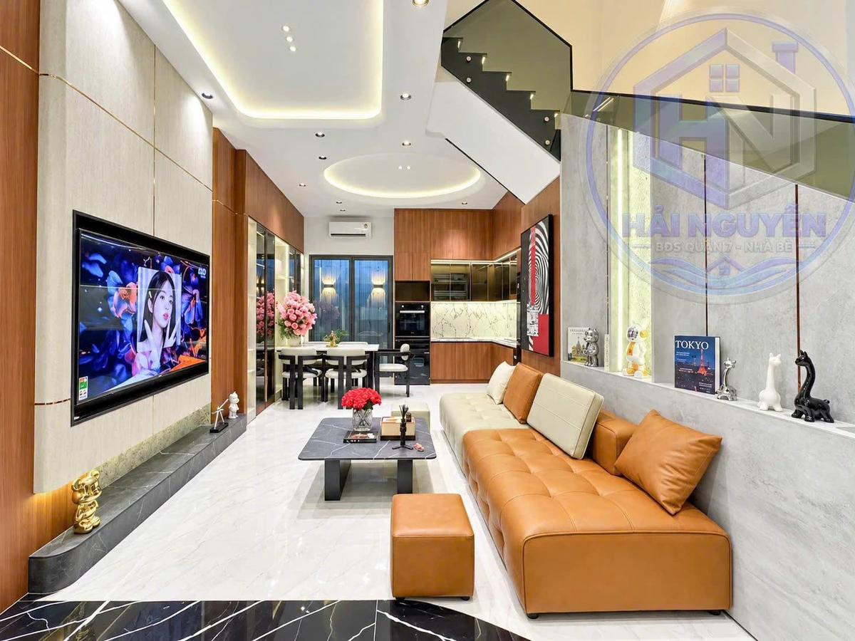 Bán nhà 4 tầng hẻm xe hơi 59.8m² Nhà Bè 9.39 tỷ - Ảnh thu nhỏ 4