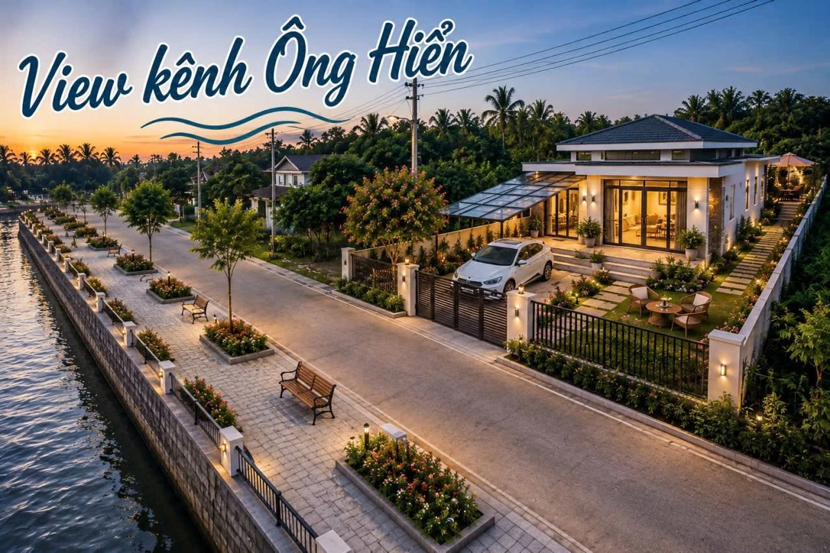 Bán lô đất mặt tiền kênh view Ông Hiển Rạch Giá 150m² - Ảnh thu nhỏ 3