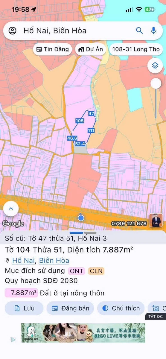 Bán 7.900 m² đất thổ cư Hố Nai, Đồng Nai - Ảnh 1
