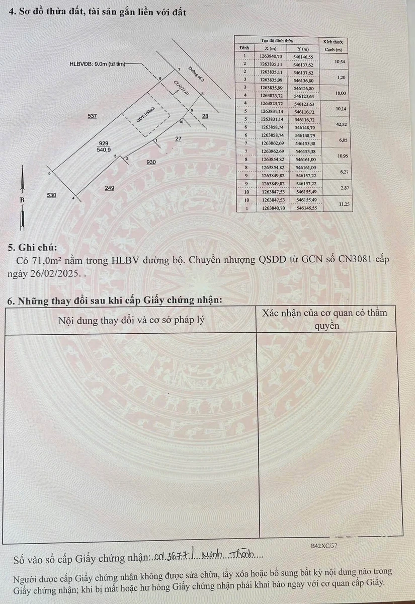 Bán đất xây trọ 500m2 đường Số 2 Minh Thành, Bình Dương - Ảnh thu nhỏ 5