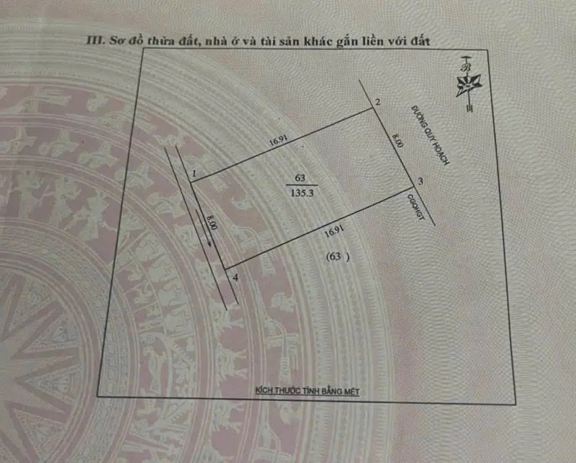 Bán đất Nghi Phú Bình Chánh 135m2 đường 16m - Ảnh thu nhỏ 3