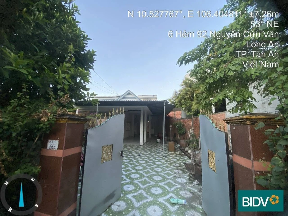 Bán đất 360m2 có nhà, hẻm Nguyễn Cửu Vân, Tân An, Long An - Ảnh thu nhỏ 2