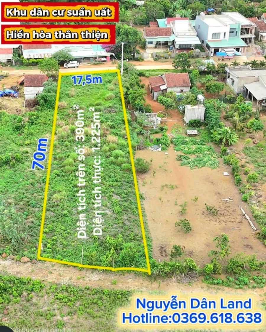 Bán lô đất 1.225m² Vân Hòa, Đà Lạt - 1 tỷ 5 - Ảnh thu nhỏ 2
