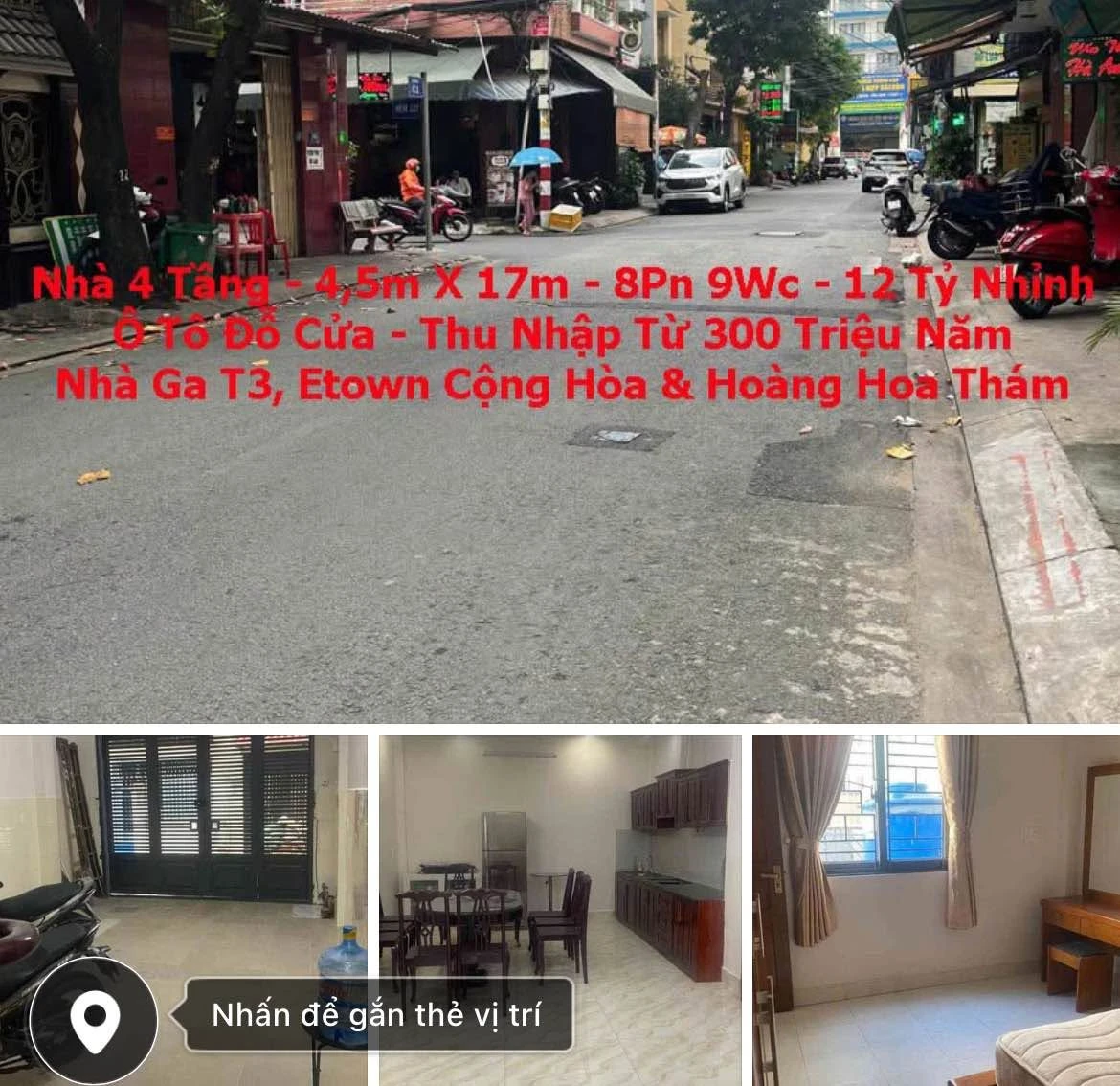 Bán nhà 4 tầng 8 phòng ngủ 76.5m² Tân Bình, 12 tỷ - Ảnh 1