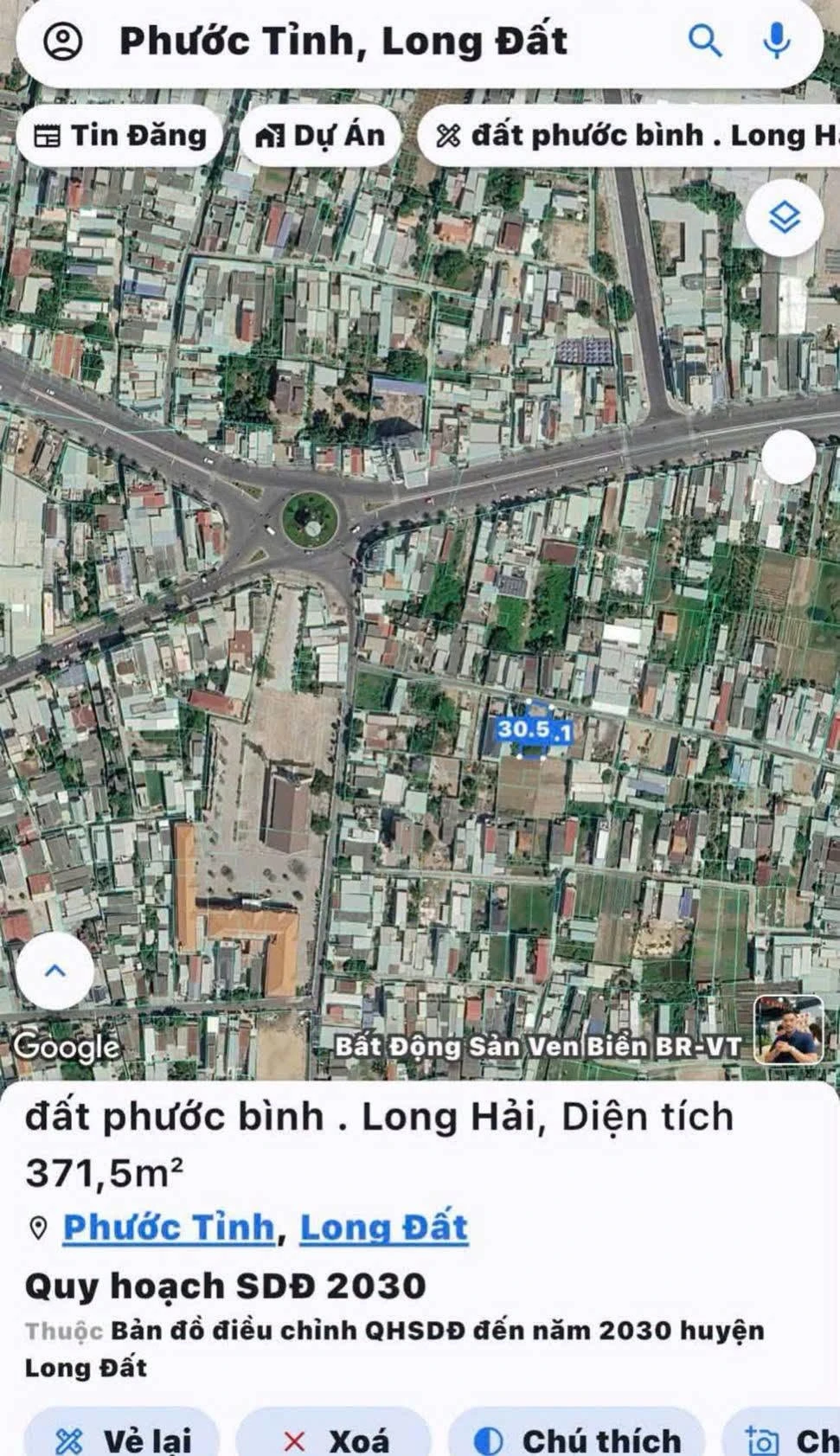 Bán lô đất ngang 12,8m Long Hải 5,8 tỷ - Ảnh 1