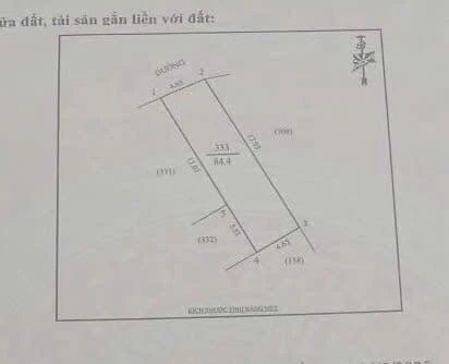 Bán đất Đông Vĩnh 84m2 mặt tiền 4,65m Nhà Bè 2,5 tỷ - Ảnh 1