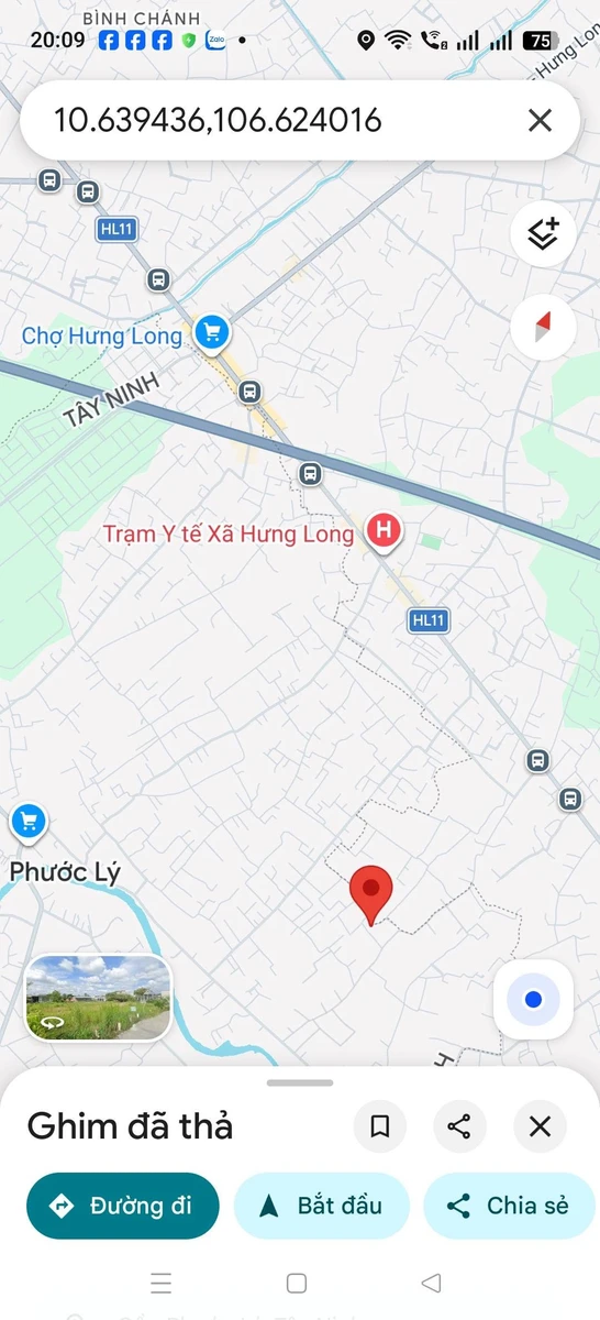Bán nền 205m² Tân Điền Long Thượng, Cần Giuộc, Long An - Ảnh thu nhỏ 4