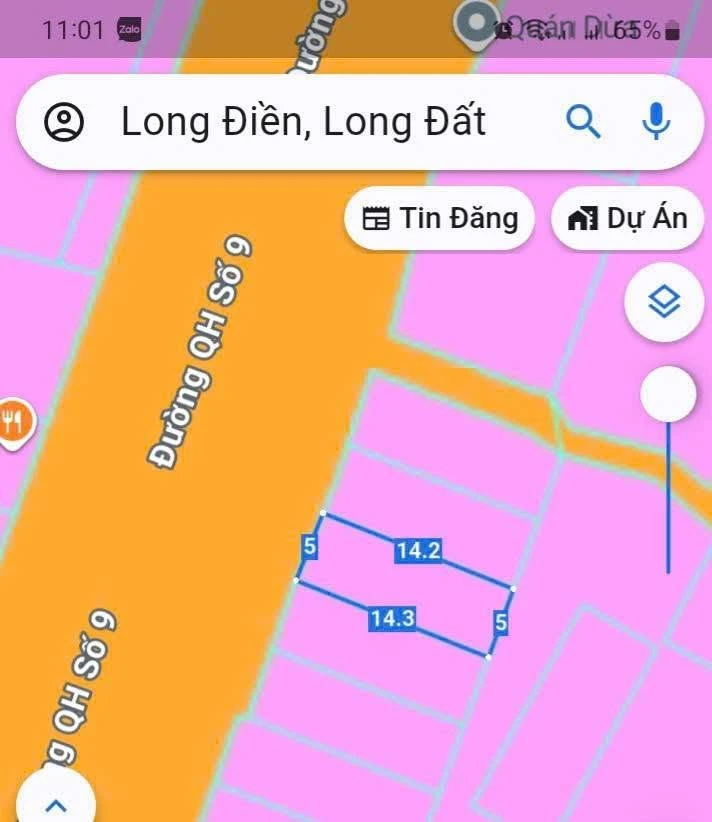 Bán đất mặt tiền Long Điền 71.2m² 1.7 tỷ - Ảnh 1