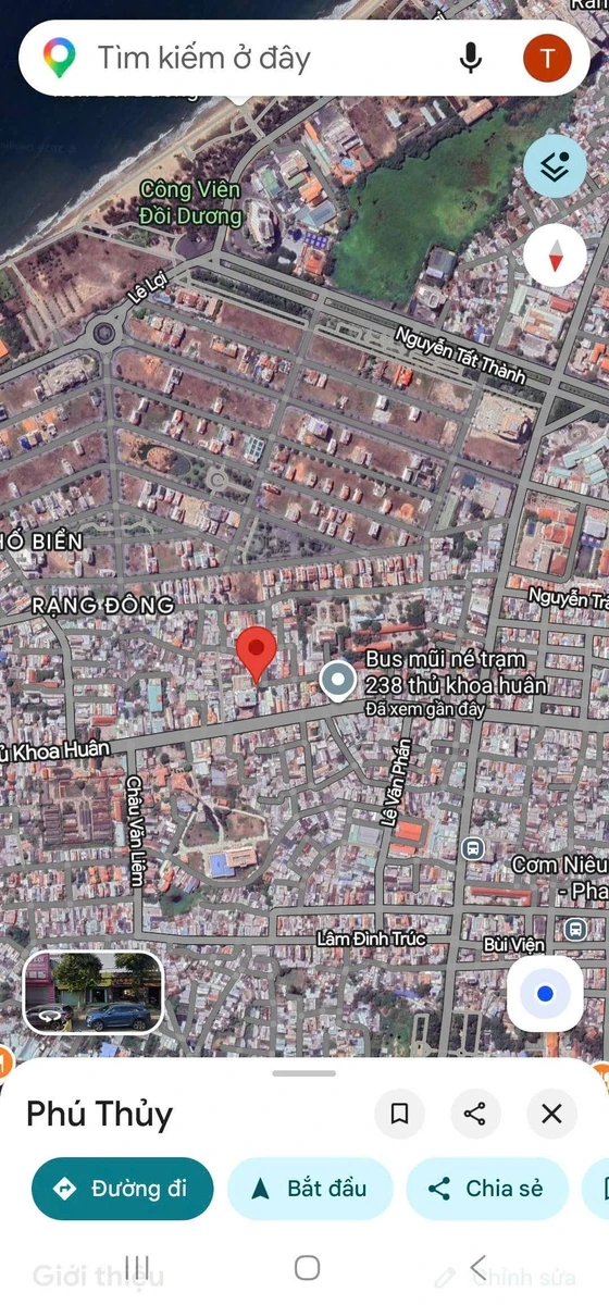Bán 2 lô đất liền kề 158m2 thổ cư hẻm 238 Thủ Khoa Huân, Phú Thủy, Phan Thiết - Ảnh thu nhỏ 4
