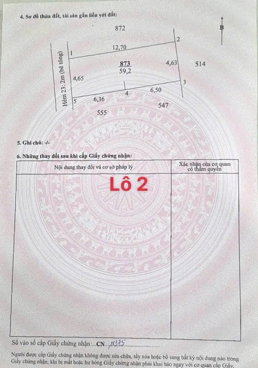 Bán đất nền 59m2 Phường 5, Tân An, Long An - Ảnh thu nhỏ 4