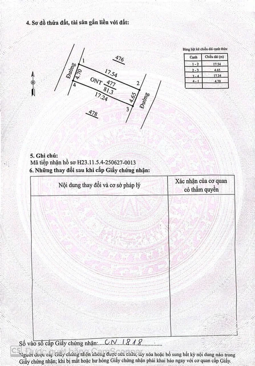 Bán lô đất 81,3m² 2 mặt ngõ Mao Điền Hải Phòng - Ảnh thu nhỏ 3