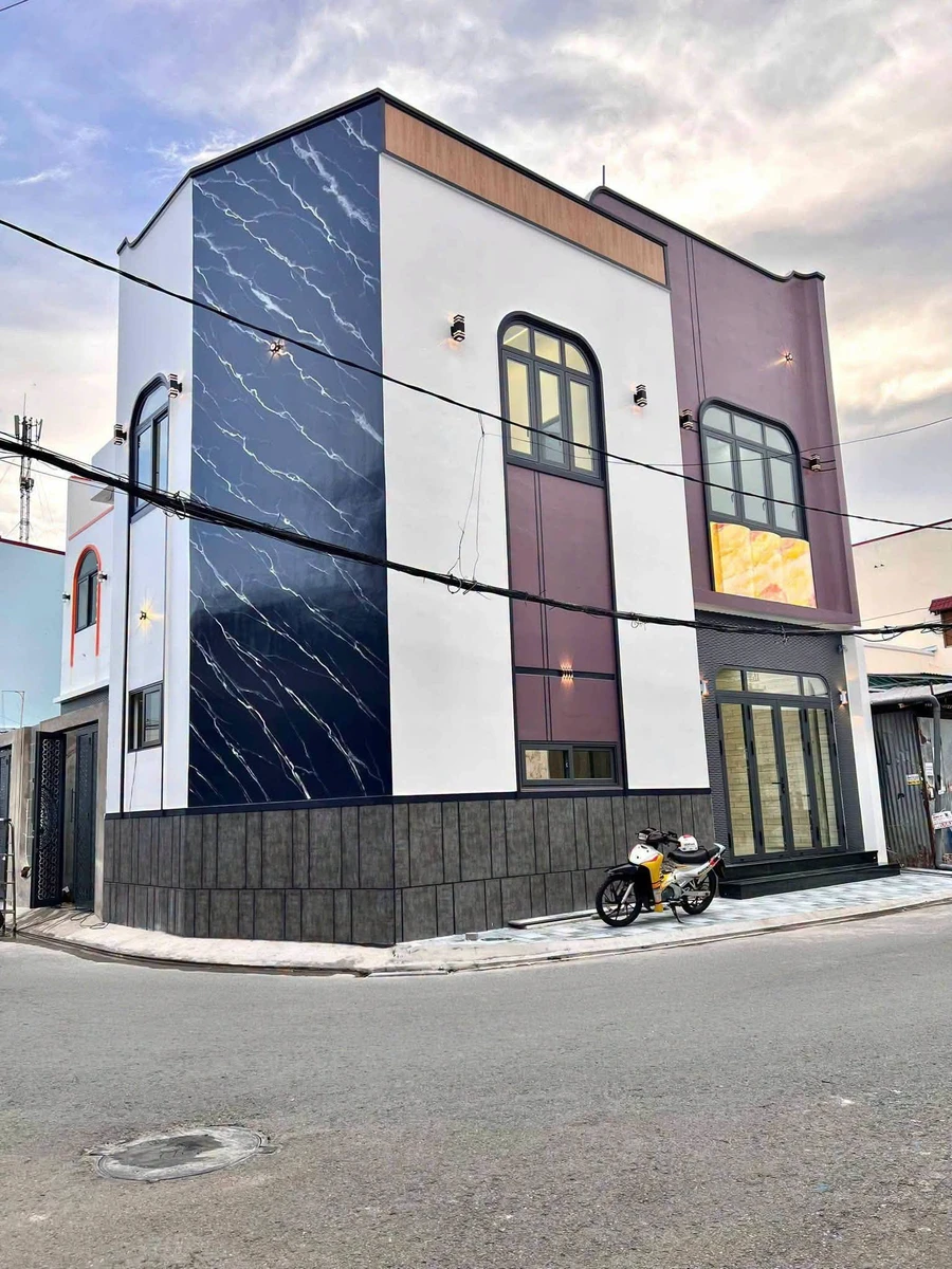 Bán nhà trệt lầu góc 2 mặt tiền 100m² Lê Văn Sô, Bình Thủy, Cần Thơ 3.19 tỷ - Ảnh 1