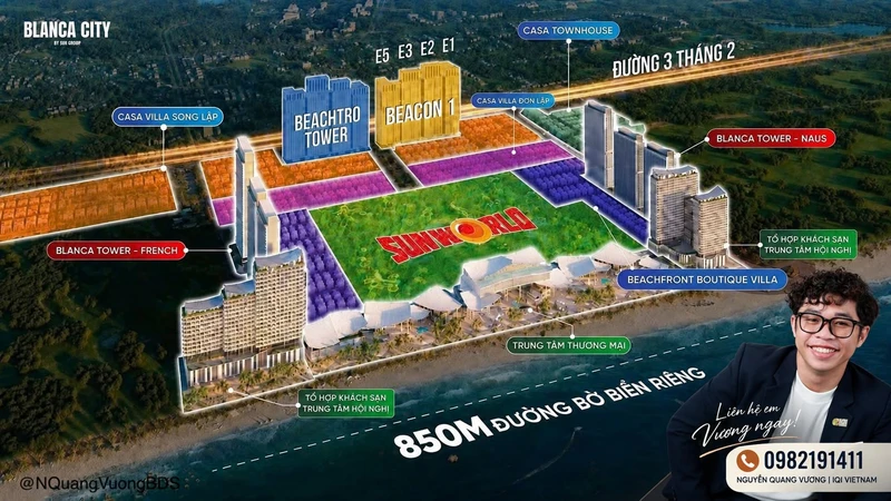 Bán Casa Townhouse Blanca City Vũng Tàu 495m² 23 tỷ