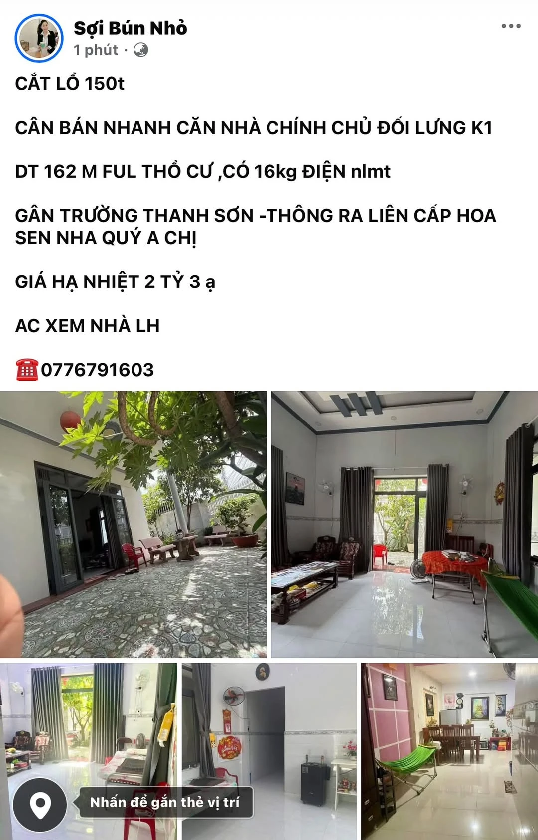 Bán nhà 162m² Quận 12, giá 2.3 tỷ - Ảnh 1