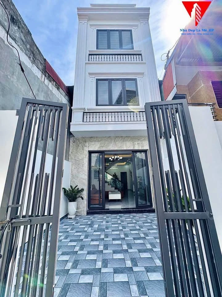 Bán nhà 3 tầng 80m2 villa mới Miếu 2 Hải Phòng 3.899 tỷ - Ảnh 1