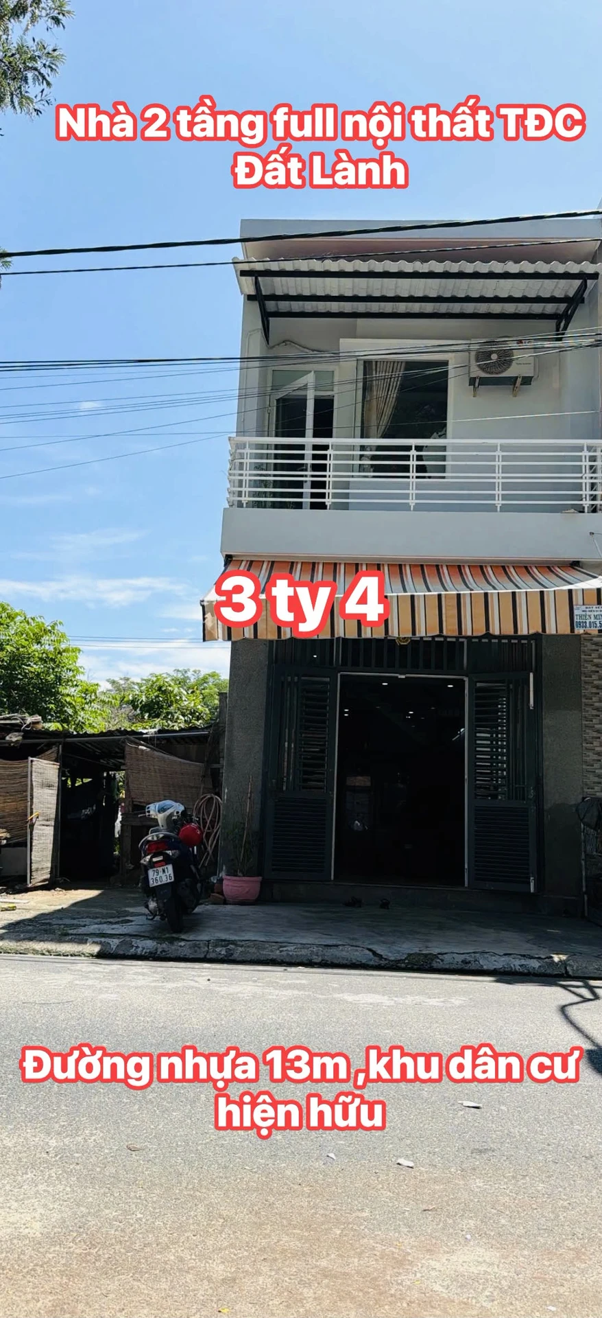 Bán nhà 2 tầng 54m² 3PN Phong Châu Nha Trang 3,4 tỷ - Ảnh 1